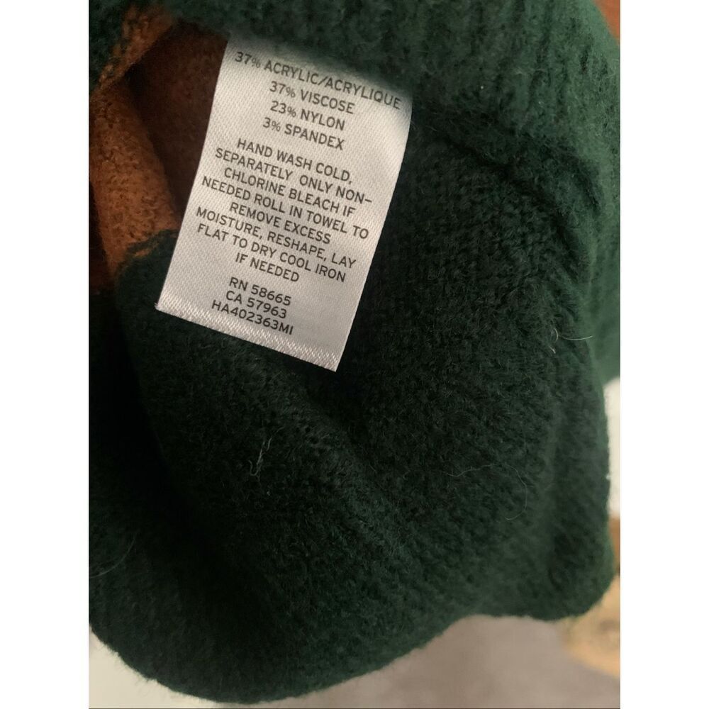 Halogen x Atlantic-Pacific Stripe Turtleneck Sweater NWT Sz S - Picture 4 of 4